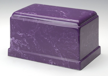 Load image into Gallery viewer, Olympus Purple Marble 275 Cubic Inch Adult Cremation Urn For Ashes, TSA Approved
