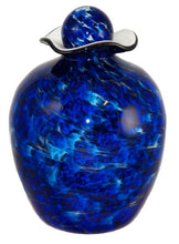 Load image into Gallery viewer, Large/Adult 220 Cubic Inch Rome Water Funeral Glass Cremation Urn for Ashes