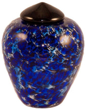 Load image into Gallery viewer, 100 Cubic Inch Florence Water Funeral Glass Cremation Urn for Ashes