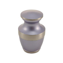 Load image into Gallery viewer, At Peace Memorials Lineas Starlight Blue Mini Keepsake w/ Velvet Bag