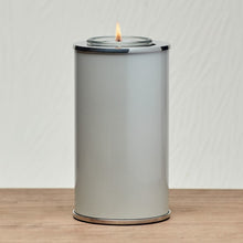 Load image into Gallery viewer, Small/Keepsake Aluminum White Memory Light Cremation Urn, 20 cubic inches