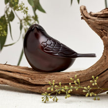 Load image into Gallery viewer, New,Solid Brass Antique Bronze Songbird Keepsake Funeral Cremation Urn for ashes