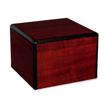 Load image into Gallery viewer, Society Cherry 34 Cubic Inches Small/Keepsake Wood Box Cremation Urn for Ashes