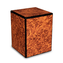 Load image into Gallery viewer, Society Burl 48 Cubic Inches Small/Keepsake Wood Box Cremation Urn for Ashes