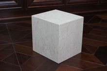 Load image into Gallery viewer, Extra-Large/Companion 500 Cub. In. Cream/Tan Color Marble Funeral Cremation Urn