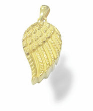 Load image into Gallery viewer, Wings of an Angel 24k Gold Plated Sterling Silver Cremation Pendant w/Chain