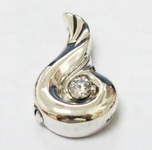 Load image into Gallery viewer, Elegant Swan Sterling Silver Funeral Cremation Urn Pendant w/Chain for Ashes