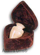 Load image into Gallery viewer, Cream Color, Child/Pet Funeral Cremation Urn made out of a block of Solid Marble