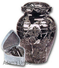 Load image into Gallery viewer, Adult Funeral Cremation Urn made from a block of Solid Black Marble, 205 Inches