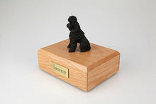 Load image into Gallery viewer, Black Poodle Pet Funeral Cremation Urn Available in 3 Different Colors & 4 Sizes