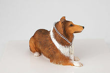Load image into Gallery viewer, Sable Collie Pet Funeral Cremation Urn Available in 3 Different Colors & 4 Sizes