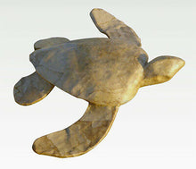 Load image into Gallery viewer, Natural Biodegradable Paper Turtle, Hand Crafted Keepsake Cremation Urn