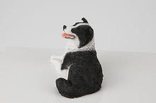 Load image into Gallery viewer, Border Collie Lying Pet Funeral Cremation Urn Avail in 3 Diff Colors & 4 Sizes