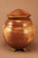 Load image into Gallery viewer, RAKU Unique Ceramic Pet Funeral Cremation Urn For Ashes #P0015