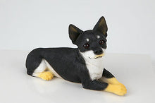 Load image into Gallery viewer, Tricolor Chihuahua Pet Funeral Cremation Urn Avail in 3 Diff Colors & 4 Sizes