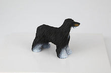 Load image into Gallery viewer, Black White Afghan Hound Pet Funeral Cremation Urn Avail 3 Diff Colors & 4 Sizes