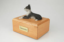 Load image into Gallery viewer, Boston Terrier Pet Funeral Cremation Urn Avail in 3 Different Colors & 4 Sizes