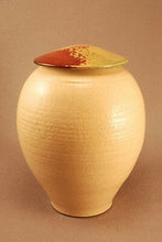 Load image into Gallery viewer, RAKU Unique Ceramic Individual Adult Funeral Cremation Urn #A0010