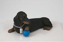 Load image into Gallery viewer, Black Dachshund Pet Funeral Cremation Urn Avail in 3 Different Colors & 4 Sizes