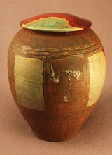 Load image into Gallery viewer, RAKU Unique Ceramic Individual Adult Funeral Cremation Urn #A006