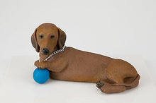Load image into Gallery viewer, Red Dachshund Pet Funeral Cremation Urn Avail in 3 Different Colors & 4 Sizes