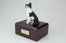 Load image into Gallery viewer, Border Collie Pet Funeral Cremation Urn Avail in 3 Different Colors & 4 Sizes