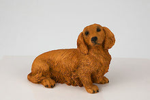 Load image into Gallery viewer, Brown Dachshund Pet Funeral Cremation Urn Avail in 3 Different Colors & 4 Sizes