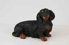 Load image into Gallery viewer, Black Dachshund Pet Funeral Cremation Urn Avail in 3 Different Colors & 4 Sizes