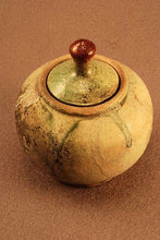 Load image into Gallery viewer, RAKU Unique Ceramic Companion Small/ Keepsake Funeral Cremation Urn #I008