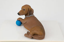 Load image into Gallery viewer, Red Dachshund Pet Funeral Cremation Urn Avail in 3 Different Colors & 4 Sizes