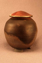 Load image into Gallery viewer, RAKU Unique Ceramic Pet Funeral Cremation Urn #P0012
