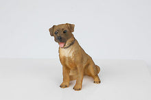 Load image into Gallery viewer, Border Terrier Pet Funeral Cremation Urn Avail in 3 Different Colors & 4 Sizes