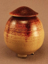 Load image into Gallery viewer, RAKU Unique Ceramic Companion Small/ Keepsake Funeral Cremation Urn #I001