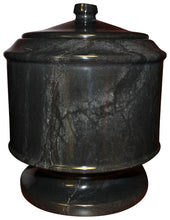 Load image into Gallery viewer, Lasting Tribute Black Colored Ebony Marble Funeral Cremation Pet Urn