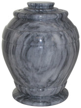 Load image into Gallery viewer, Monarch Cashmere Gray Marble Adult Funeral Cremation Urn