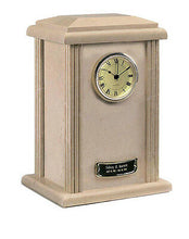 Load image into Gallery viewer, Cream Color, Child/Pet Funeral Cremation Urn made out of a block of Solid Marble