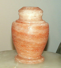 Load image into Gallery viewer, Carpel Rock Salt Biodegradable Funeral Cremation Pet Urn 65 Cubic Inches