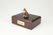Load image into Gallery viewer, Bull Terrier, Brindle Pet Funeral Cremation Urn Avail in 3 Diff Colors & 4 Sizes