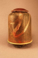 Load image into Gallery viewer, RAKU Unique Ceramic Pet Funeral Cremation Urn #P0011