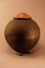Load image into Gallery viewer, RAKU Unique Ceramic Individual Adult Funeral Cremation Urn #A0022