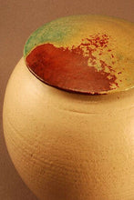 Load image into Gallery viewer, RAKU Unique Ceramic Individual Adult Funeral Cremation Urn #A0010