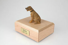 Load image into Gallery viewer, Border Terrier Pet Funeral Cremation Urn Avail in 3 Different Colors & 4 Sizes