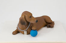 Load image into Gallery viewer, Red Dachshund Pet Funeral Cremation Urn Avail in 3 Different Colors & 4 Sizes