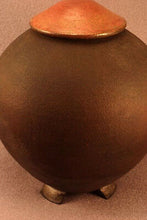 Load image into Gallery viewer, RAKU Unique Ceramic Individual Adult Funeral Cremation Urn #A0022
