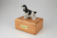 Load image into Gallery viewer, Cocker Spaniel Pet Funeral Cremation Urn Avail in 3 Different Colors & 4 Sizes