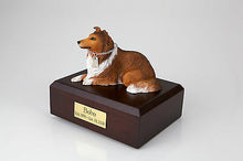Load image into Gallery viewer, Sable Collie Pet Funeral Cremation Urn Available in 3 Different Colors & 4 Sizes