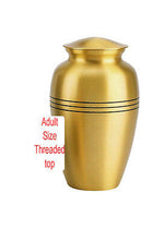 Load image into Gallery viewer, Solid Brass Keepsake & Heart Box, 3 Cubic Inches Funeral Cremation Urn New
