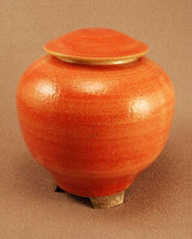 Load image into Gallery viewer, RAKU Unique Ceramic Companion Small/ Keepsake Funeral Cremation Urn #I003