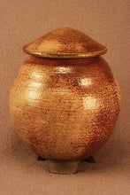 Load image into Gallery viewer, RAKU Unique Ceramic Pet Funeral Cremation Urn For Ashes #P0015