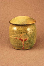 Load image into Gallery viewer, RAKU Unique Ceramic Companion Small/ Keepsake Funeral Cremation Urn #K0013